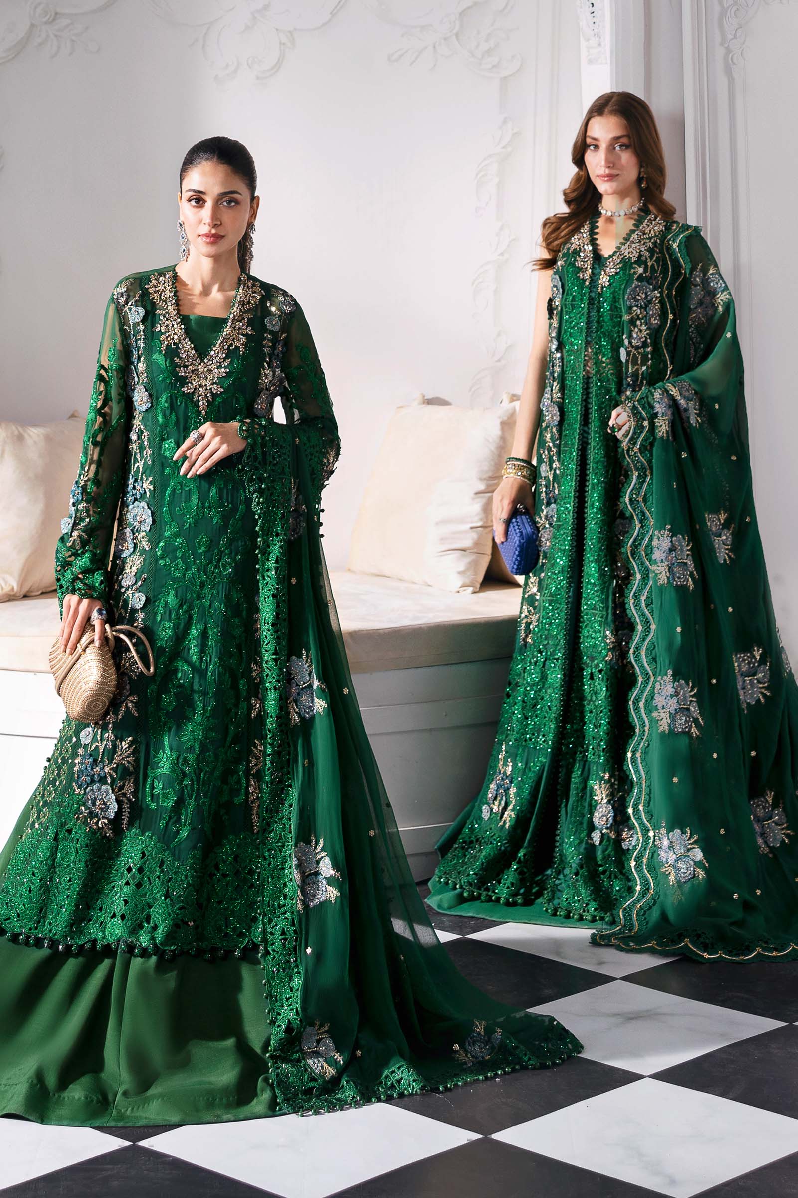 Maria B | Mbroidered 2025 | BD-3008 by Maria Faisal - Registered Vendor of : Maria B - type : Ladies Clothes - 100% original wedding dresses