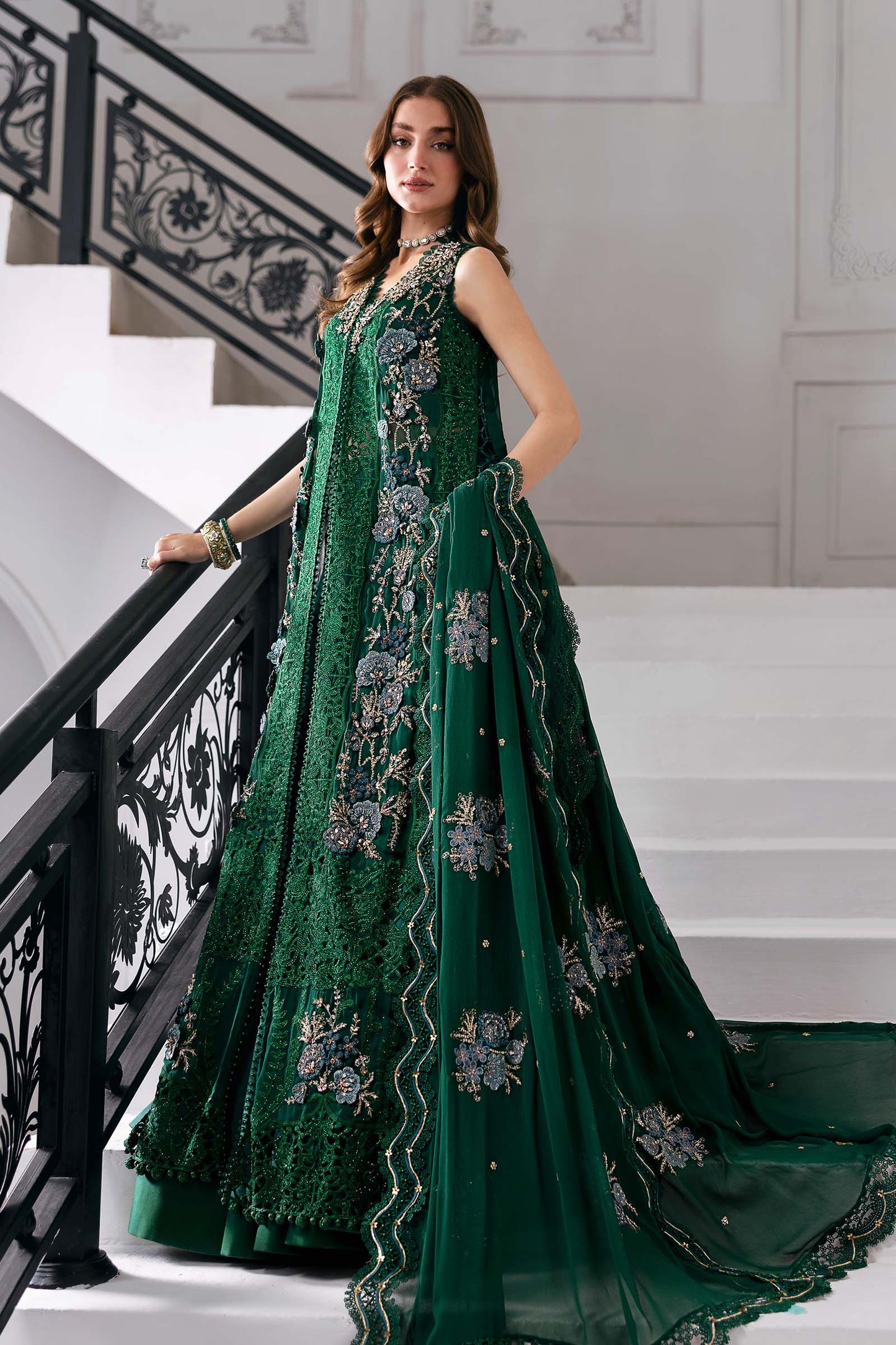 Maria B | Mbroidered 2025 | BD-3008 by Maria Faisal - Registered Vendor of : Maria B - type : Ladies Clothes - 100% original wedding dresses