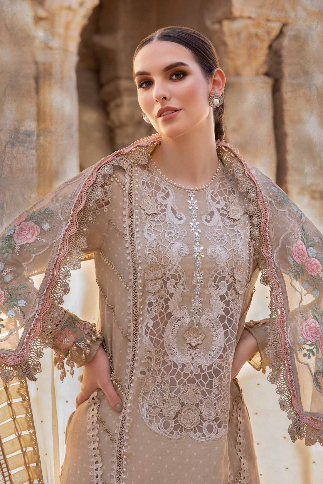 Maria B | Voyage a' Luxe Lawn | D-2410-A - Ladies Clothes - Maria Faisal