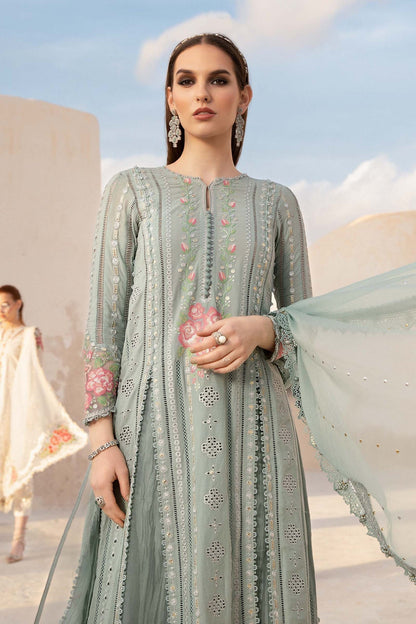 Maria B | Voyage a' Luxe Lawn | D-2412-B - Ladies Clothes - Maria Faisal