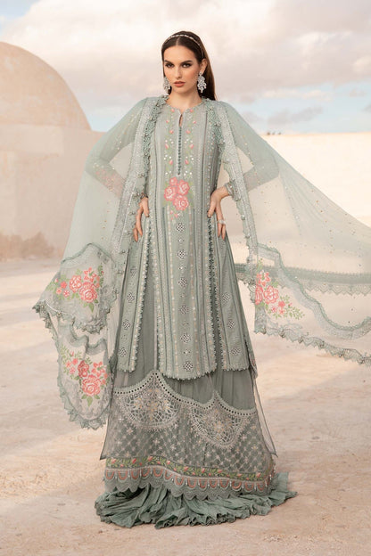 Maria B | Voyage a' Luxe Lawn | D-2412-B - Ladies Clothes - Maria Faisal