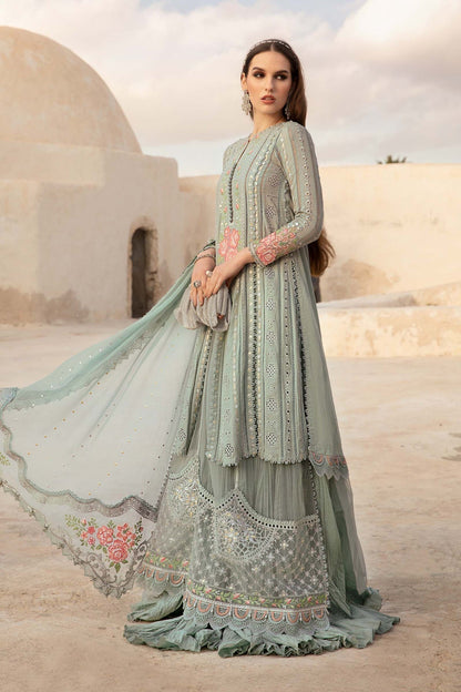 Maria B | Voyage a' Luxe Lawn | D-2412-B - Ladies Clothes - Maria Faisal