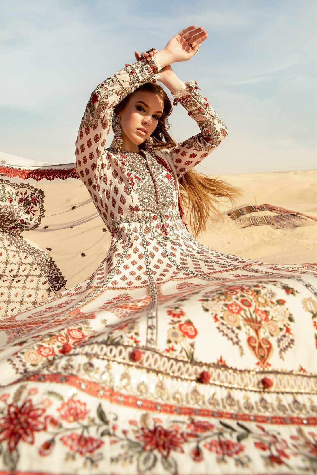 Maria B | Voyage a' Luxe Lawn | D-2413-A - Ladies Clothes - Maria Faisal