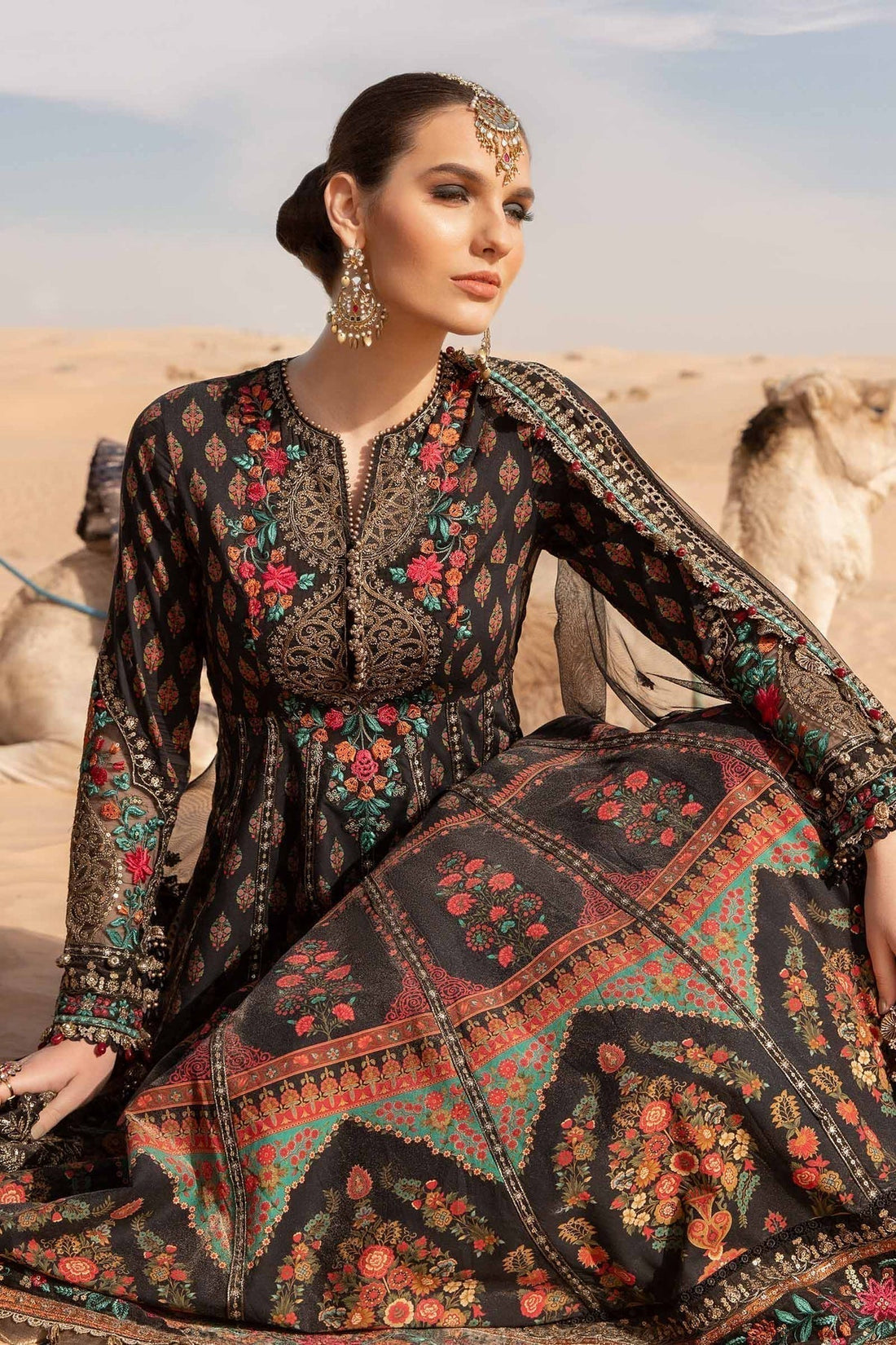 Maria B | Voyage a' Luxe Lawn | D-2413-B - Ladies Clothes - Maria Faisal