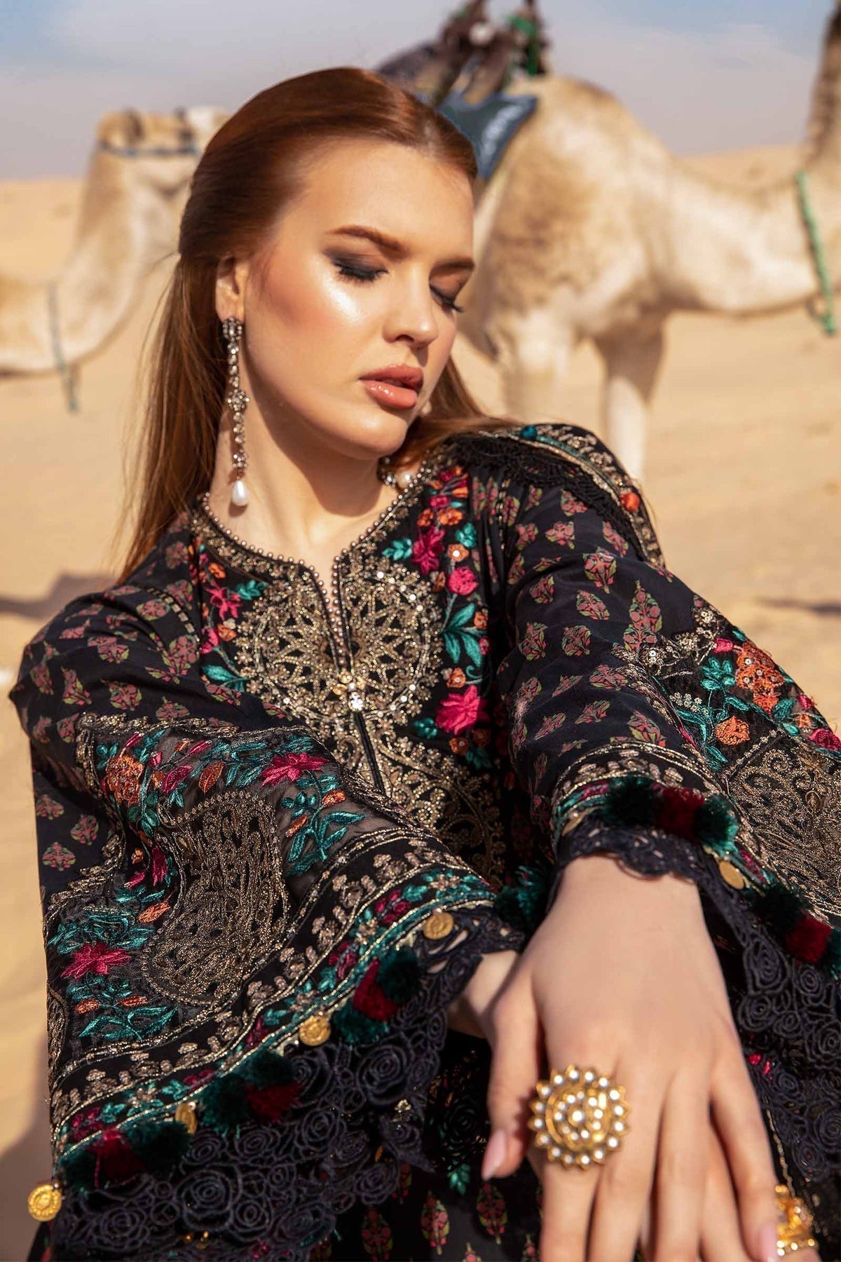 Maria B | Voyage a' Luxe Lawn | D-2413-B - Ladies Clothes - Maria Faisal