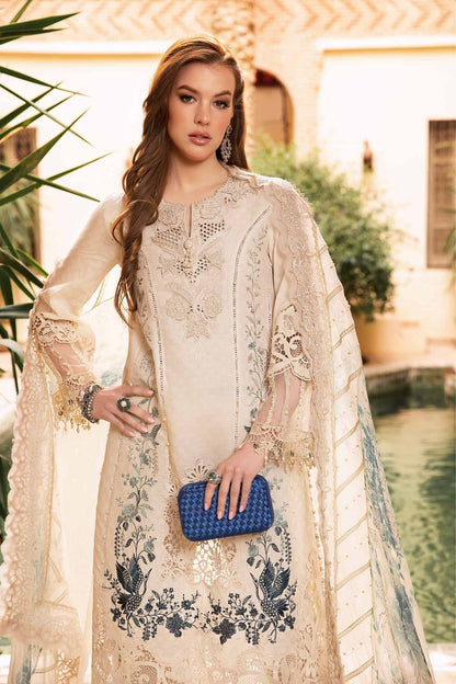 Maria B | Voyage a' Luxe Lawn | D-2414-B - Ladies Clothes - Maria Faisal