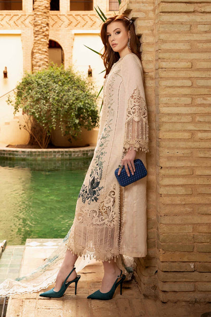 Maria B | Voyage a' Luxe Lawn | D-2414-B - Ladies Clothes - Maria Faisal