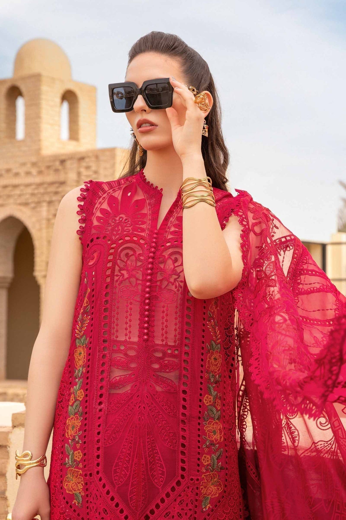 Maria B | Voyage a' Luxe Lawn | D-2404-A - Ladies Clothes - Maria Faisal