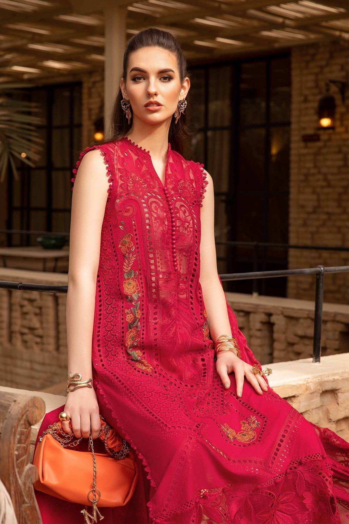 Maria B | Voyage a' Luxe Lawn | D-2404-A - Ladies Clothes - Maria Faisal