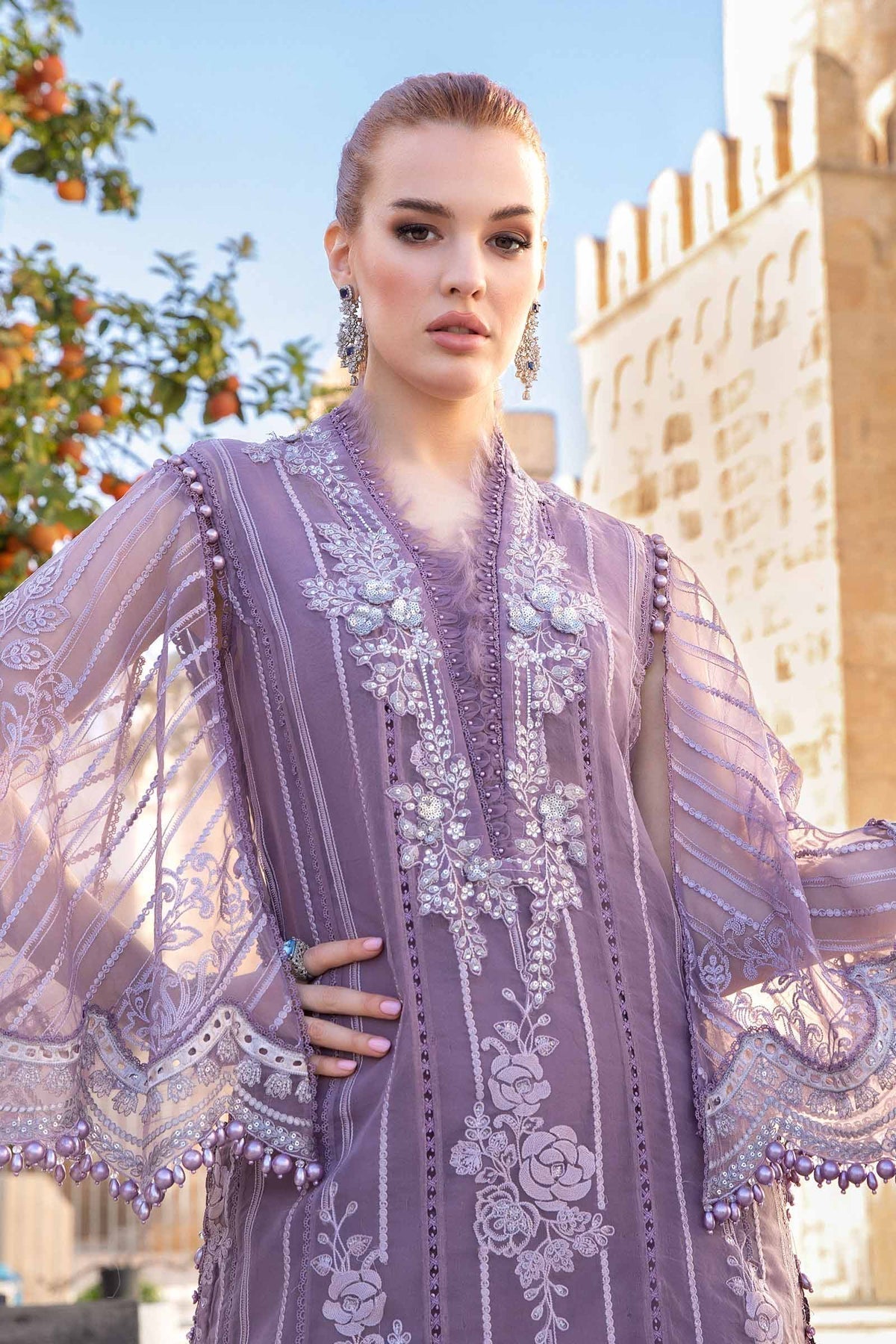 Maria B | Voyage a' Luxe Lawn | D-2401-A - Ladies Clothes - Maria Faisal