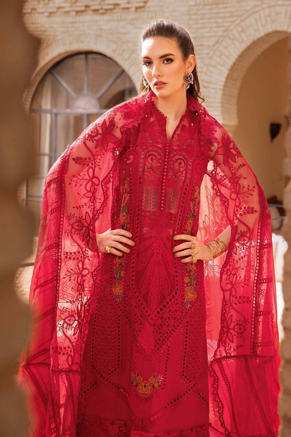 Maria B | Voyage a' Luxe Lawn | D-2404-A - Ladies Clothes - Maria Faisal