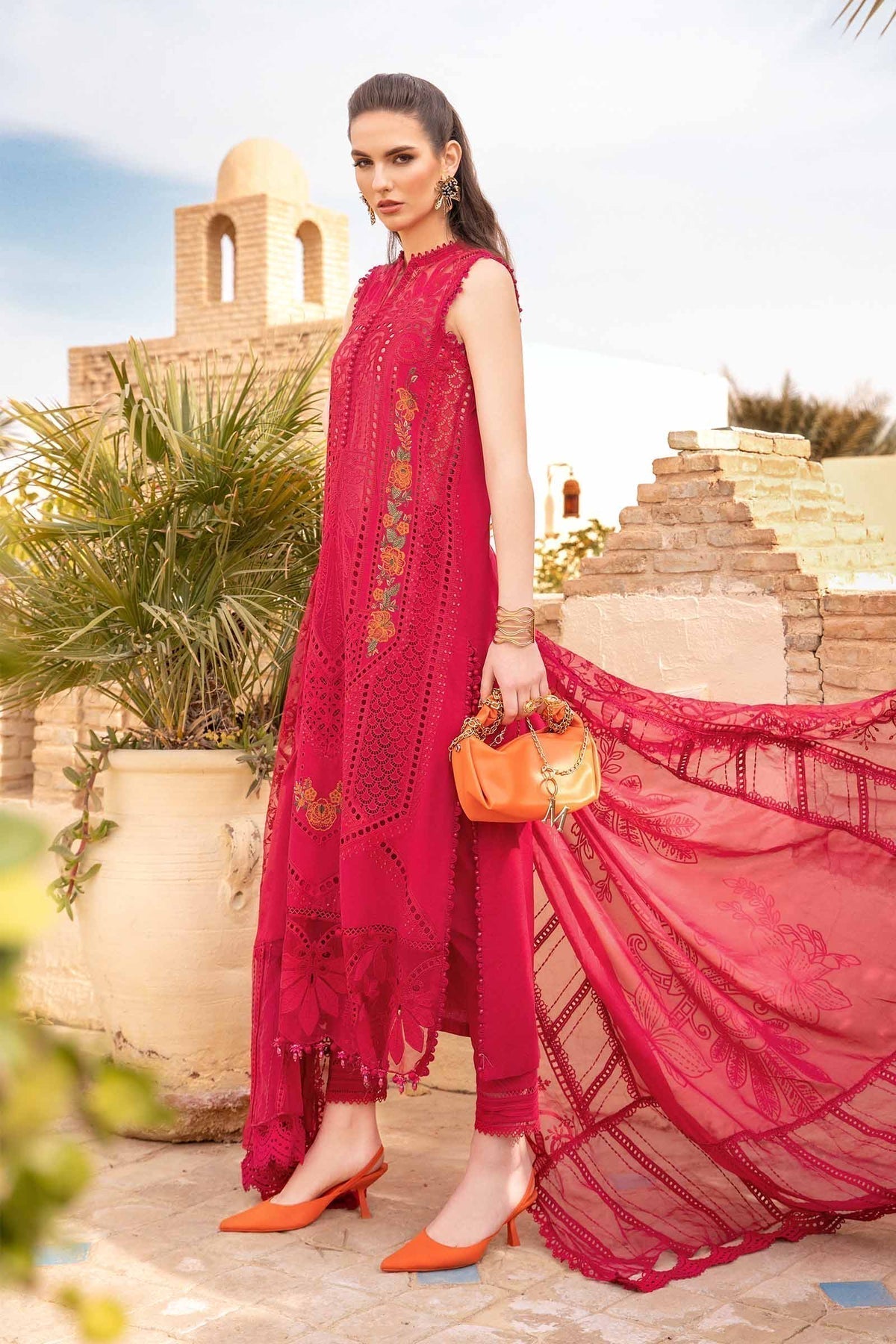 Maria B | Voyage a' Luxe Lawn | D-2404-A - Ladies Clothes - Maria Faisal