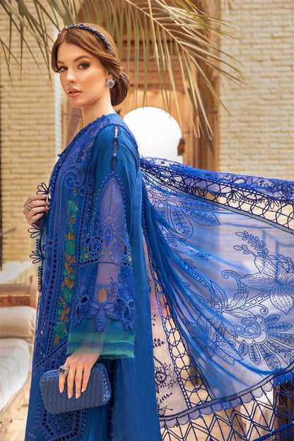 Maria B | Voyage a' Luxe Lawn | D-2404-B - Ladies Clothes - Maria Faisal