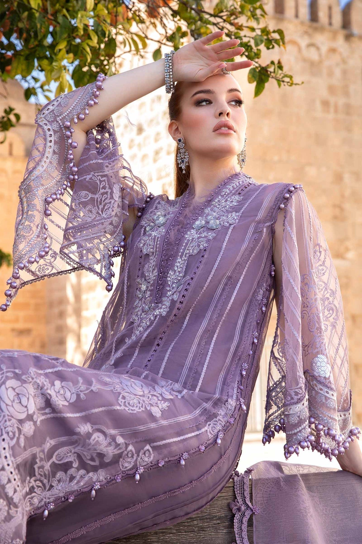 Maria B | Voyage a' Luxe Lawn | D-2401-A - Ladies Clothes - Maria Faisal