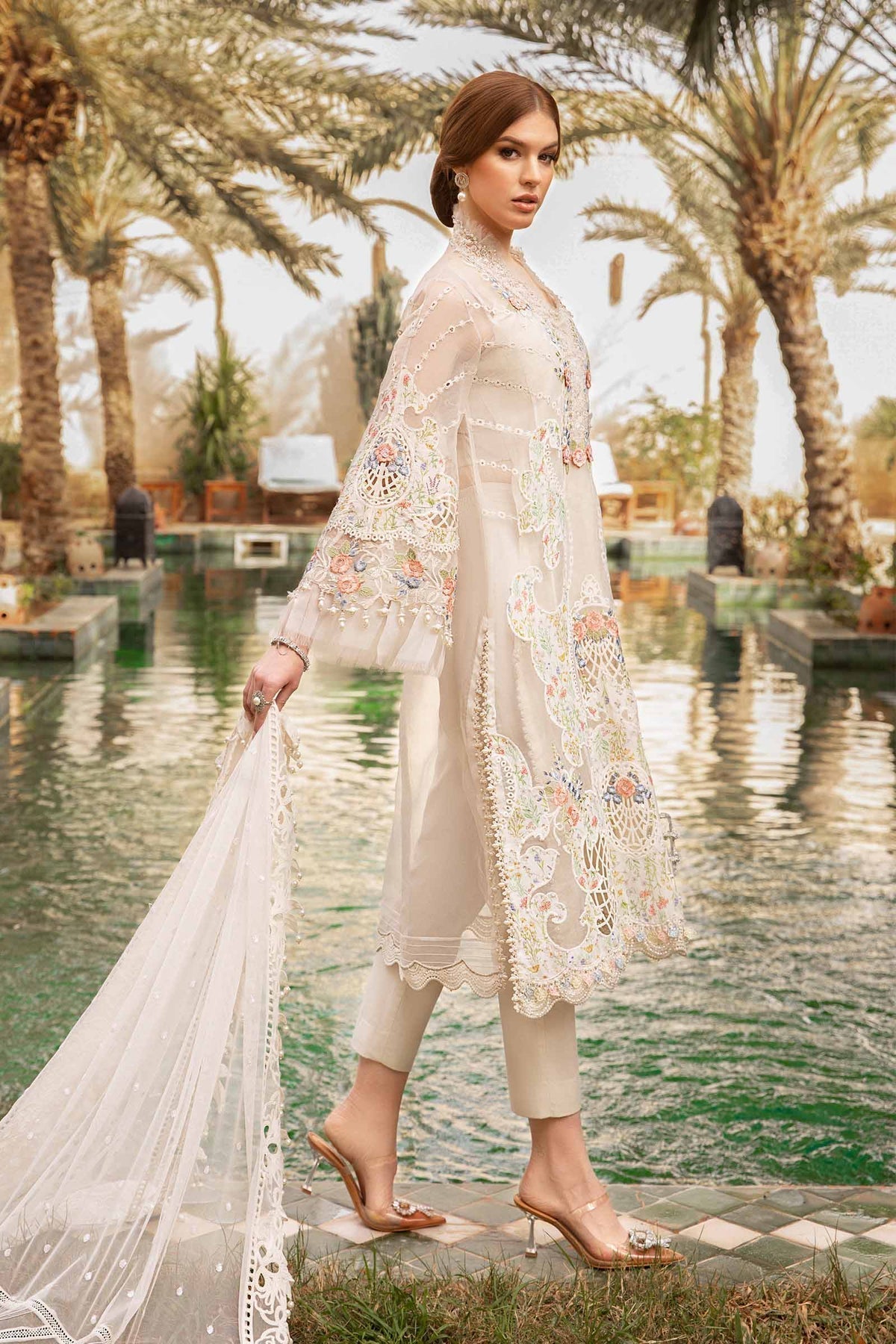 Maria B | Voyage a' Luxe Lawn | D-2405-A - Ladies Clothes - Maria Faisal