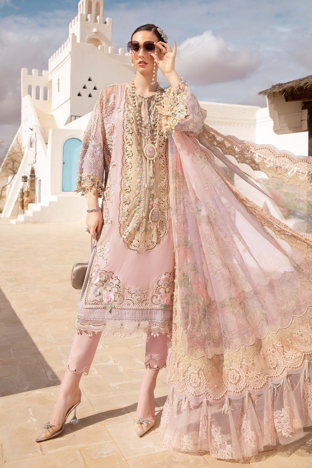 Maria B | Voyage a' Luxe Lawn | D-2406-A - Ladies Clothes - Maria Faisal