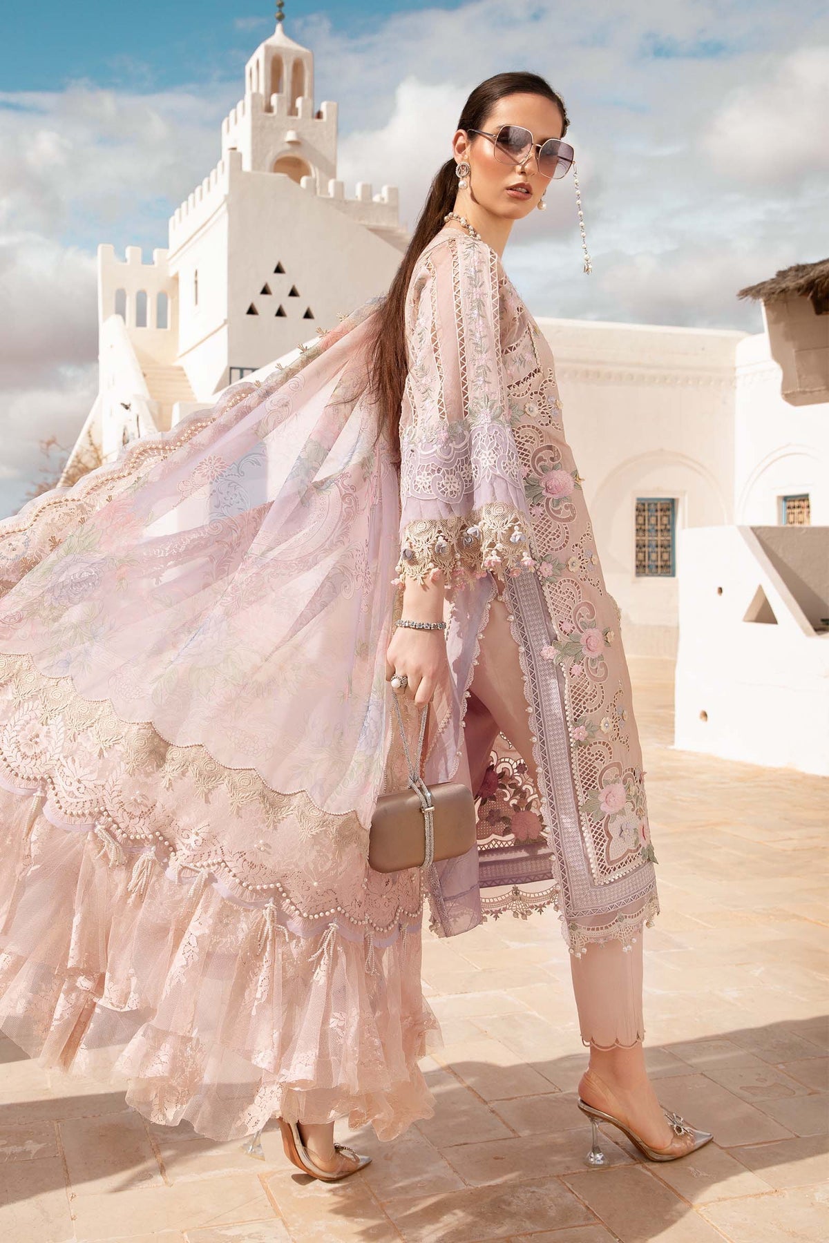 Maria B | Voyage a' Luxe Lawn | D-2406-A - Ladies Clothes - Maria Faisal