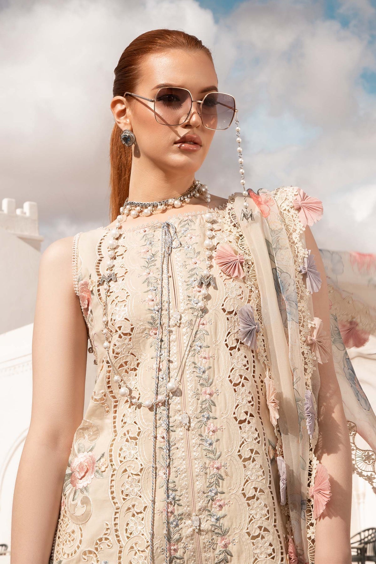Maria B | Voyage a' Luxe Lawn | D-2406-B - Ladies Clothes - Maria Faisal