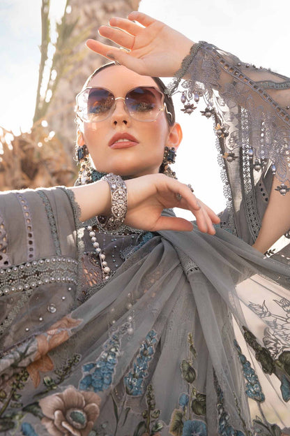 Maria B | Voyage a' Luxe Lawn | D-2407-B - Ladies Clothes - Maria Faisal