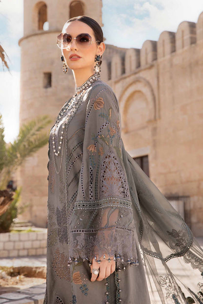 Maria B | Voyage a' Luxe Lawn | D-2407-B - Ladies Clothes - Maria Faisal
