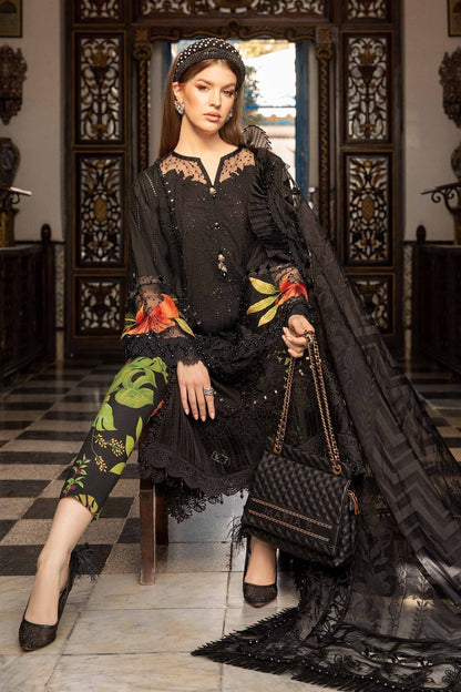 Maria B | Voyage a' Luxe Lawn | D-2408-B - Ladies Clothes - Maria Faisal