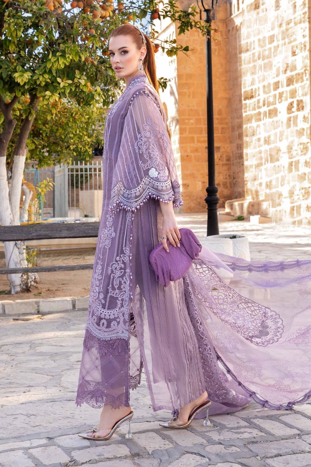 Maria B | Voyage a' Luxe Lawn | D-2401-A - Ladies Clothes - Maria Faisal