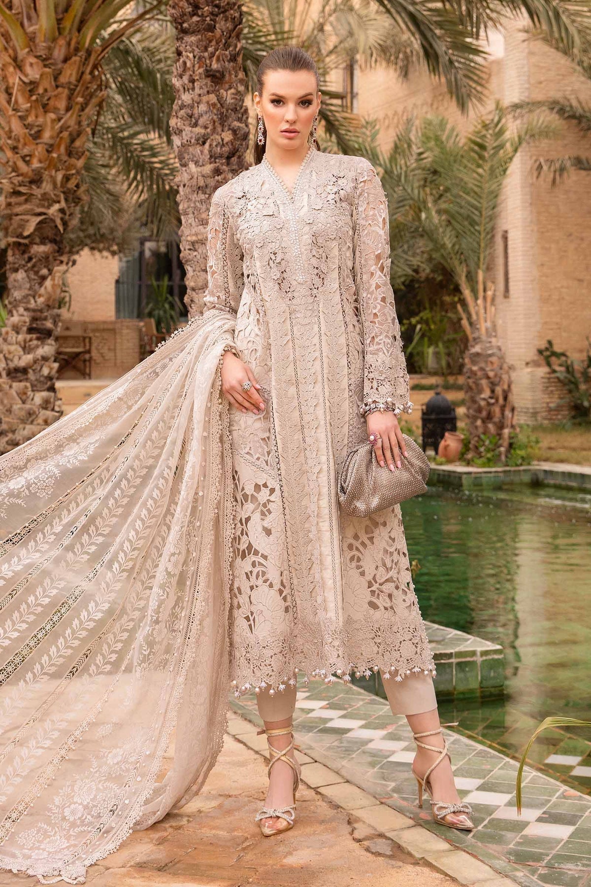 Maria B | Voyage a' Luxe Lawn | D-2409-A - Ladies Clothes - Maria Faisal