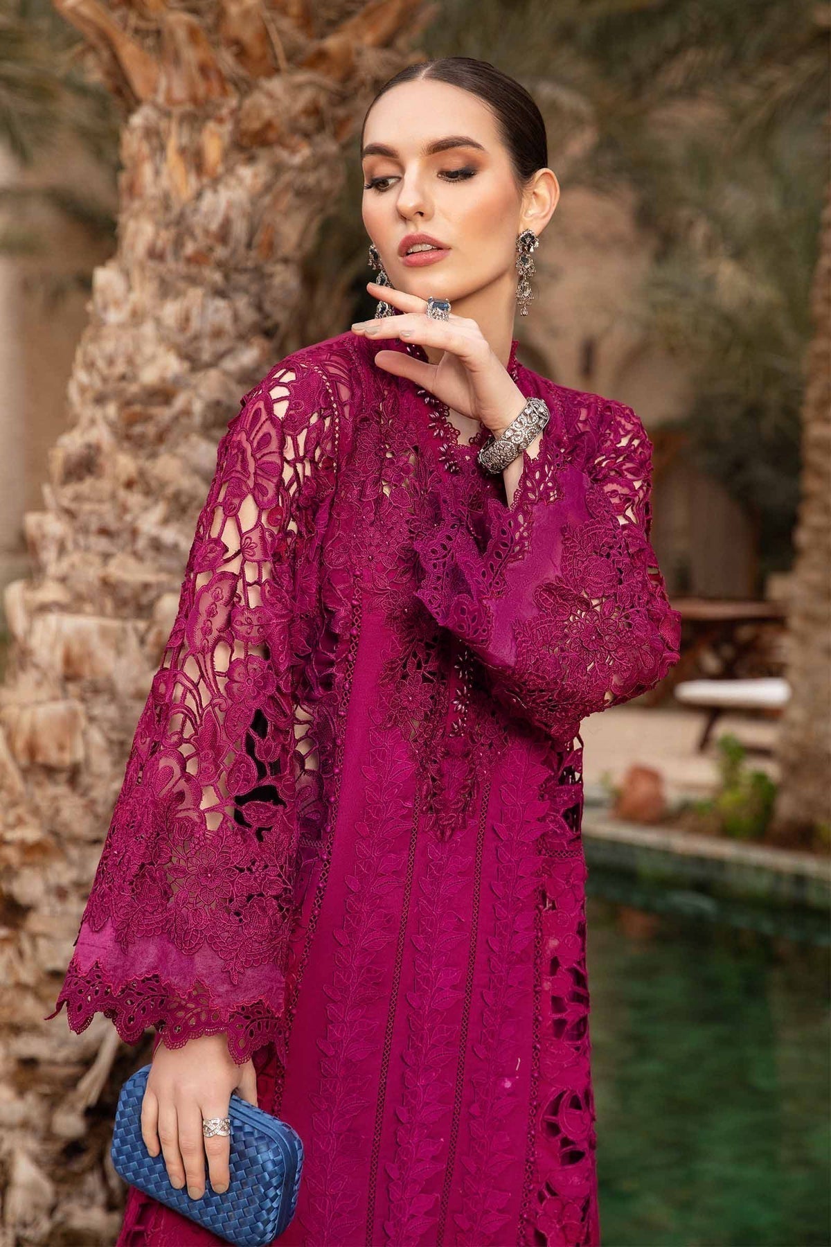 Maria B | Voyage a' Luxe Lawn | D-2409-B - Ladies Clothes - Maria Faisal