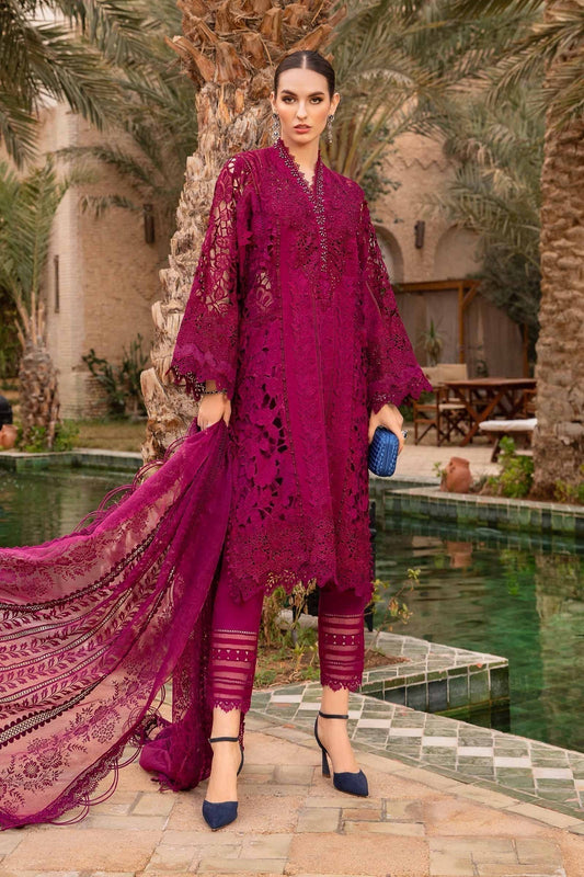 Maria B | Voyage a' Luxe Lawn | D-2409-B - Ladies Clothes - Maria Faisal