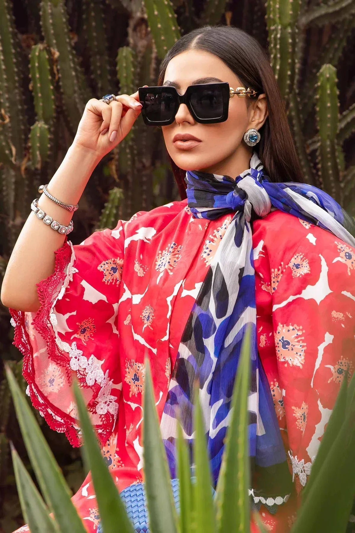 Maria B | M Prints Spring 24 | MPT-2112-A - Ladies Clothes - Maria Faisal
