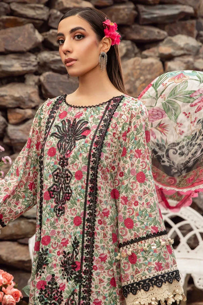 Maria B | M Prints Spring 24 | MPT-2113-A - Ladies Clothes - Maria Faisal