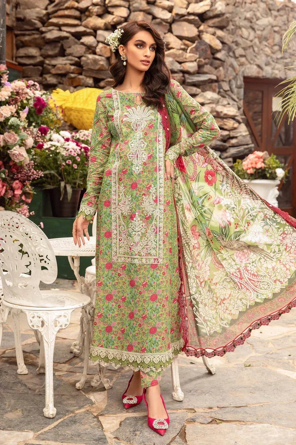 Maria B | M Prints Spring 24 | MPT-2113-B - Ladies Clothes - Maria Faisal