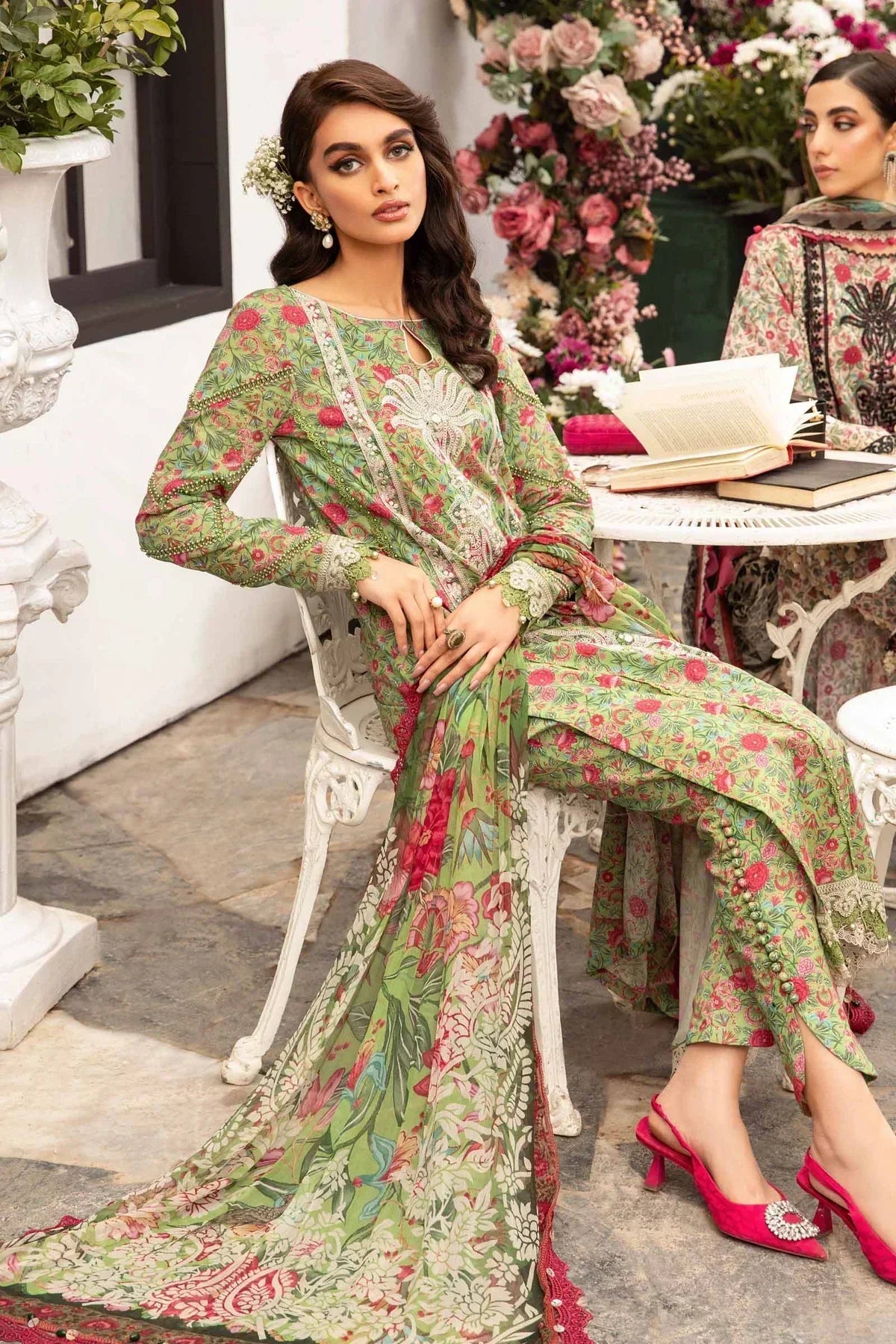 Maria B | M Prints Spring 24 | MPT-2113-B - Ladies Clothes - Maria Faisal
