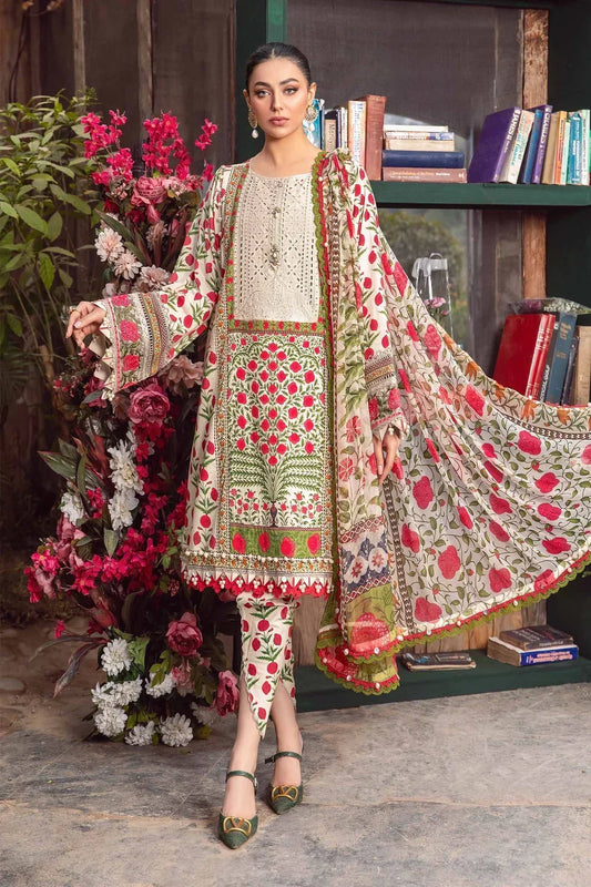 Maria B | M Prints Spring 24 | MPT-2114-A - Ladies Clothes - Maria Faisal
