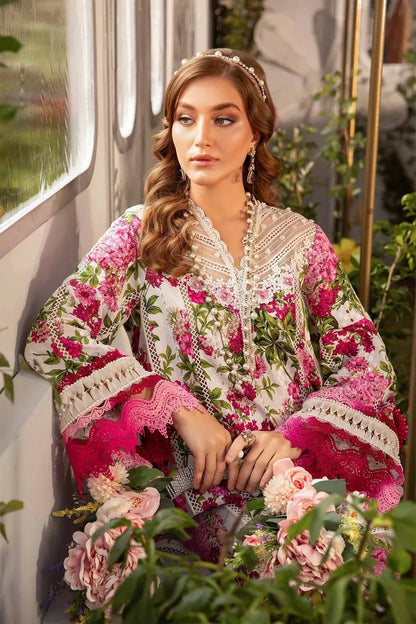 Maria B | M Prints Spring 24 | MPT-2102-A - Ladies Clothes - Maria Faisal