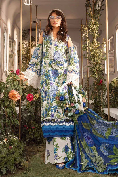 Maria B | M Prints Spring 24 | MPT-2102-B - Ladies Clothes - Maria Faisal