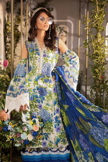 Maria B | M Prints Spring 24 | MPT-2102-B - Ladies Clothes - Maria Faisal
