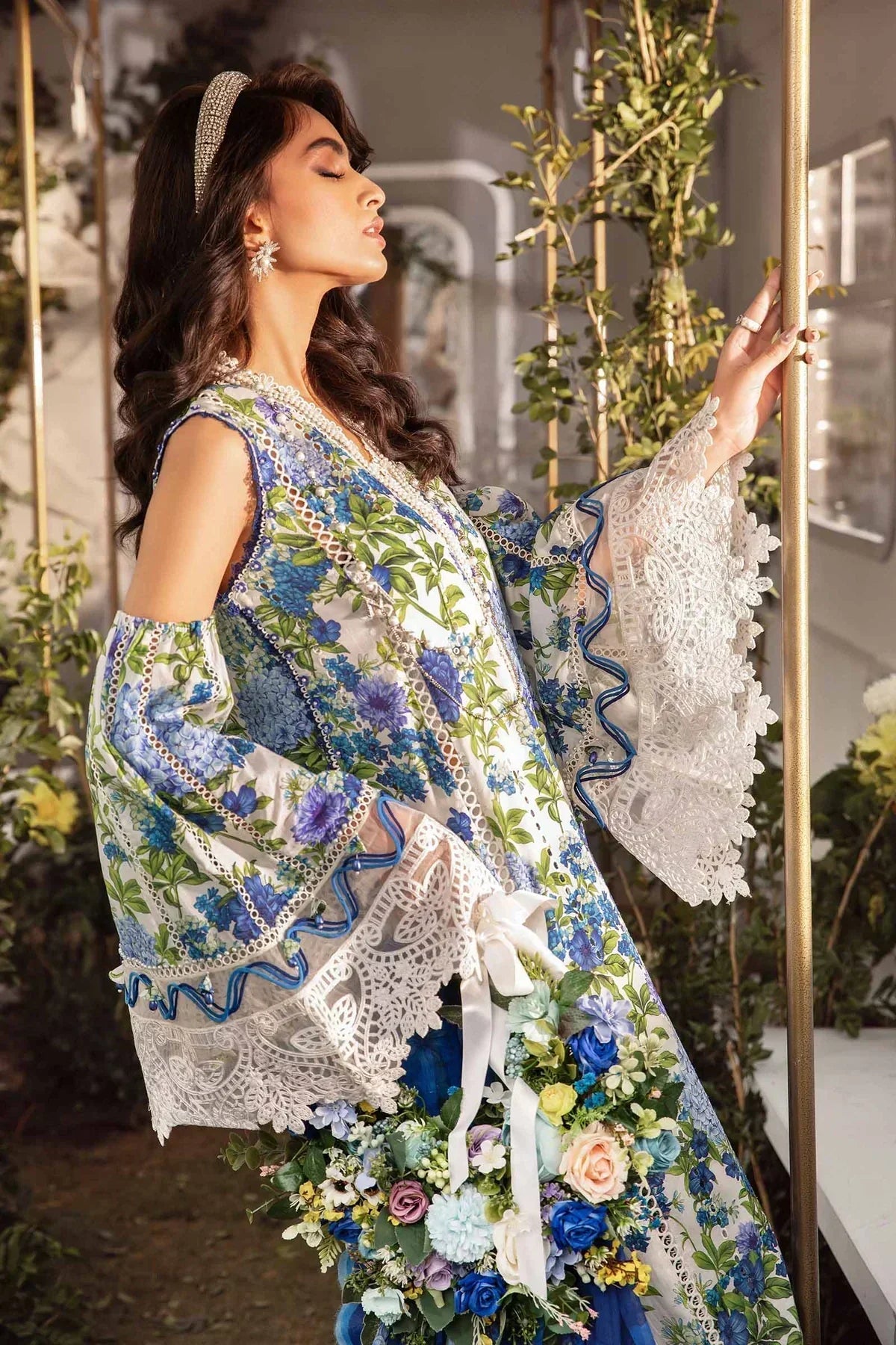 Maria B | M Prints Spring 24 | MPT-2102-B - Ladies Clothes - Maria Faisal
