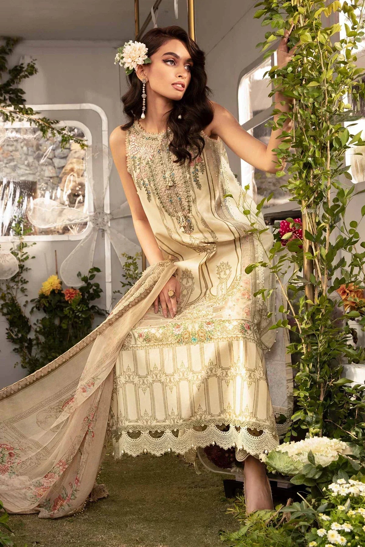 Maria B | M Prints Spring 24 | MPT-2104-A - Ladies Clothes - Maria Faisal