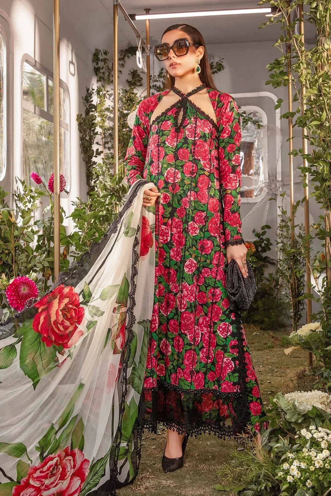Maria B | M Prints Spring 24 | MPT-2106-B - Ladies Clothes - Maria Faisal