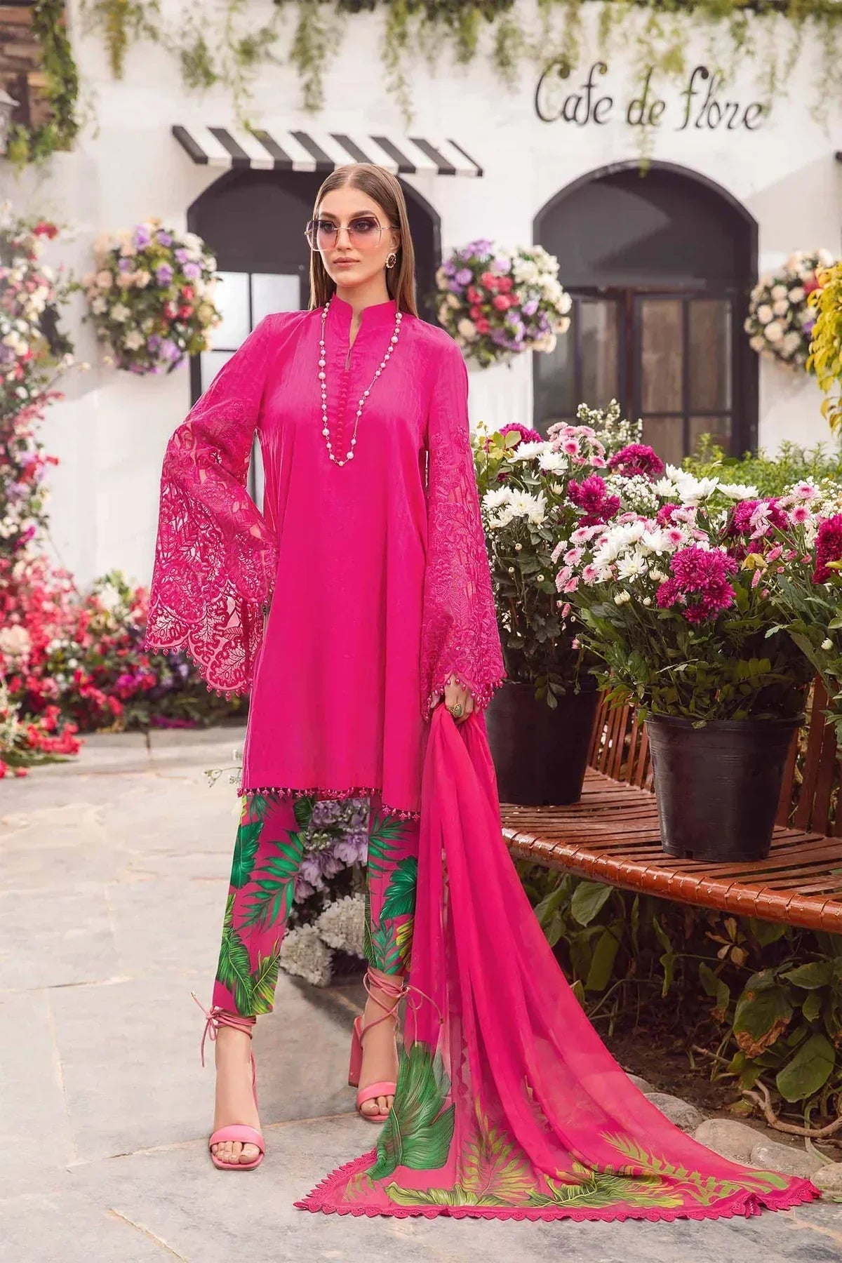 Maria B | M Prints Spring 24 | MPT-2101-B - Ladies Clothes - Maria Faisal
