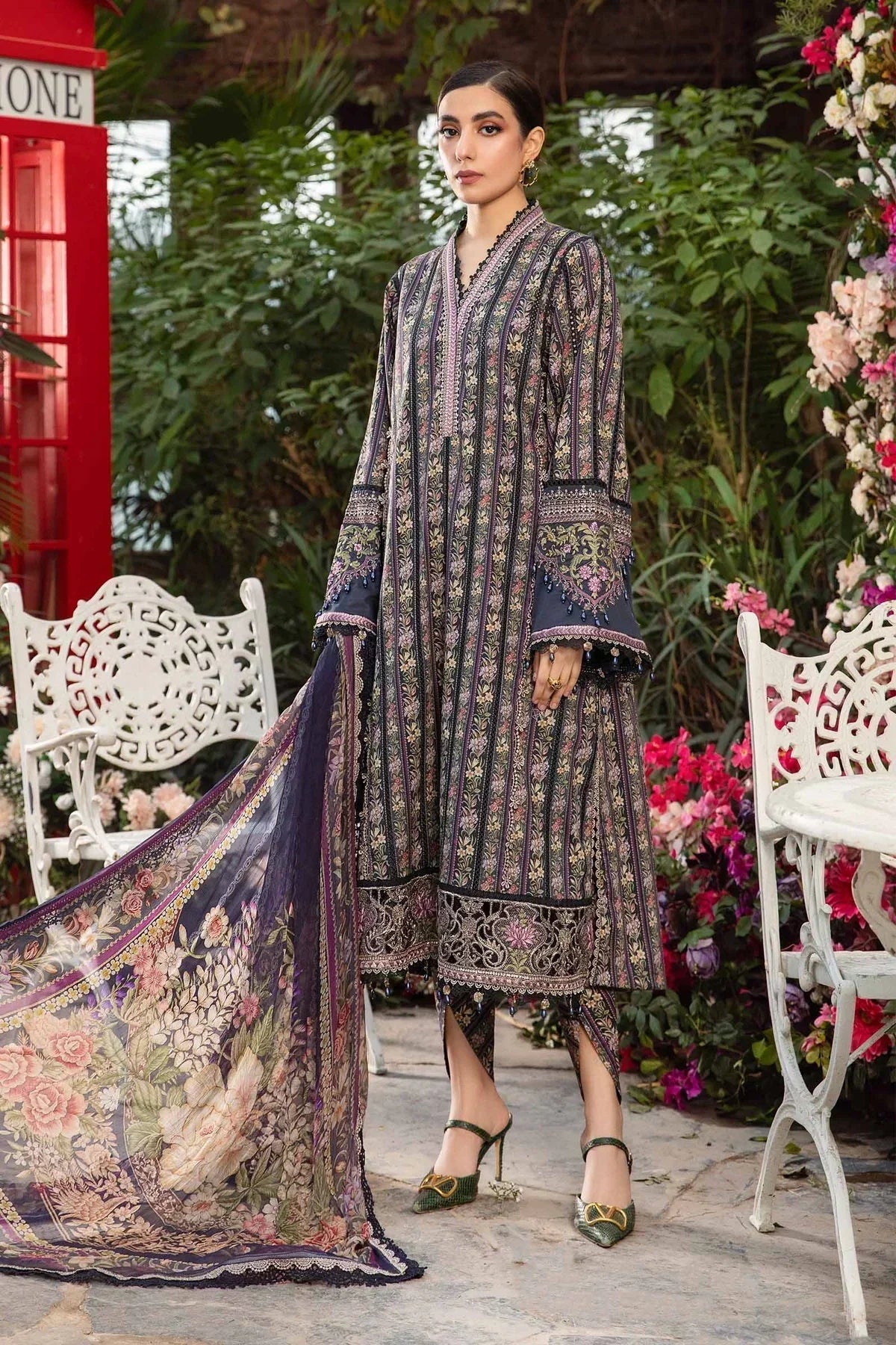 Maria B | M prints Spring 24 | MPT-2107-B - Ladies Clothes - Maria Faisal