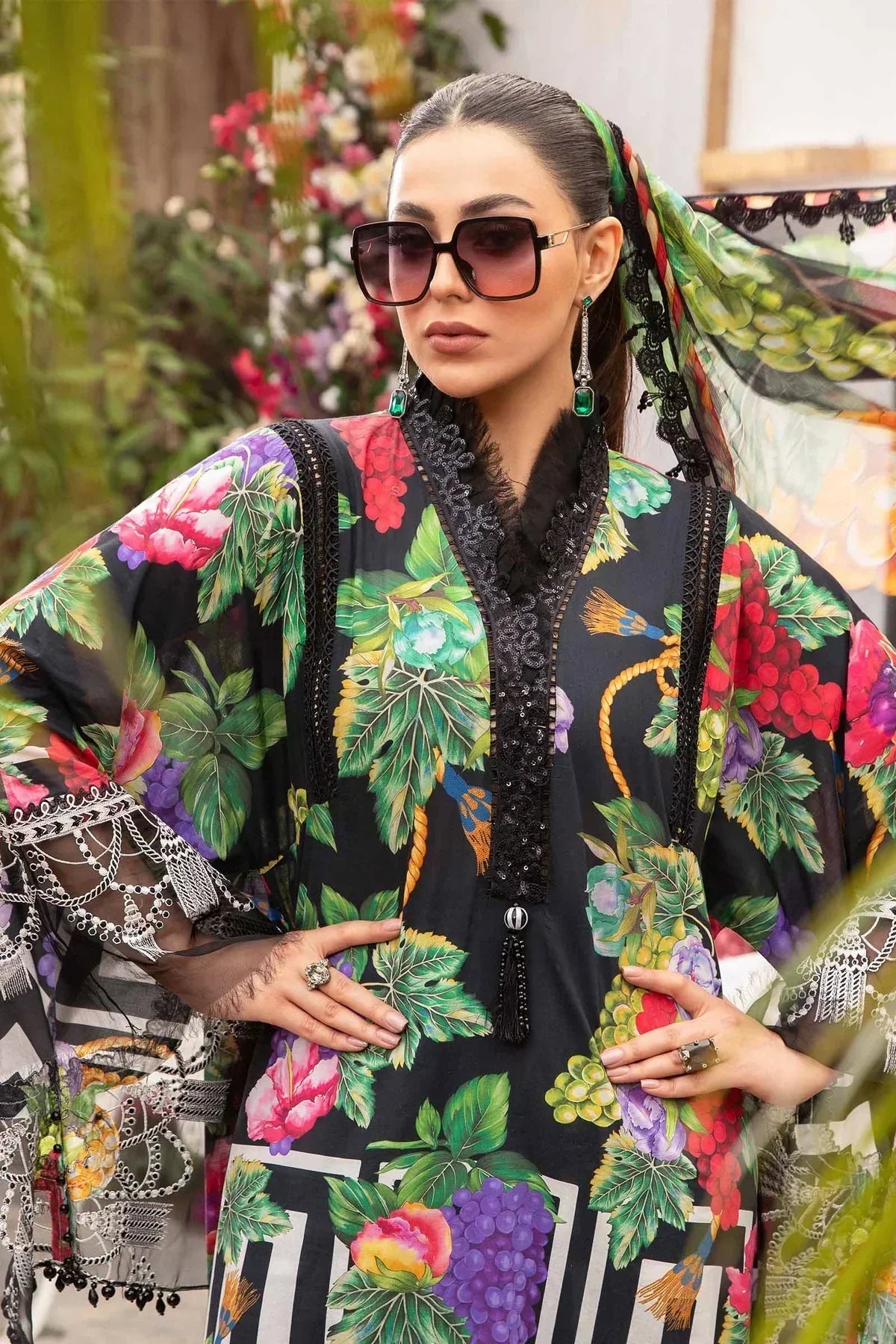 Maria B | M Prints Spring 24 | MPT-2108-B - Ladies Clothes - Maria Faisal