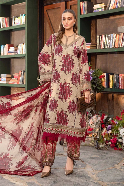 Maria B | M Prints Spring 24 | MPT-2110-A - Ladies Clothes - Maria Faisal