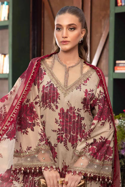 Maria B | M Prints Spring 24 | MPT-2110-A - Ladies Clothes - Maria Faisal