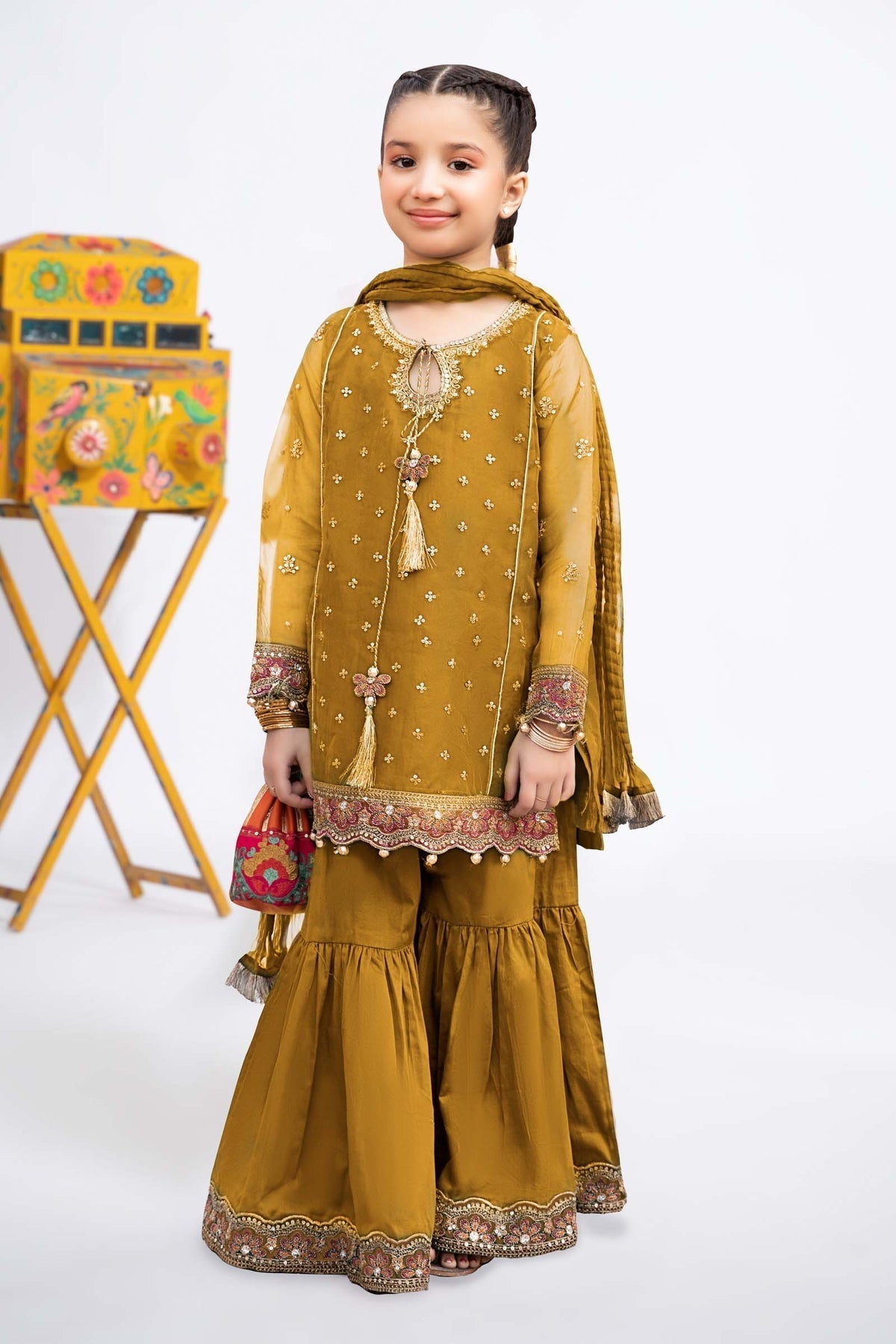 Maria B | Girls Eid Collection | MKS-EF24-21 - Maria Faisal