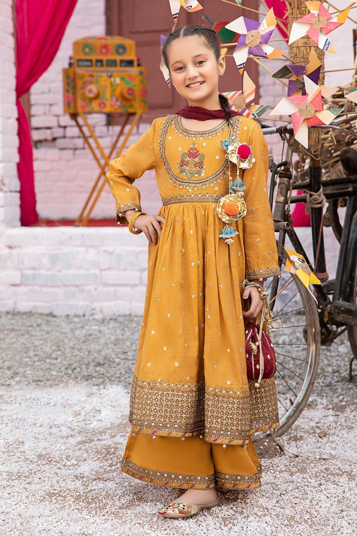 Maria B | Girls Eid Collection | MKS-EF24-33 - Maria Faisal