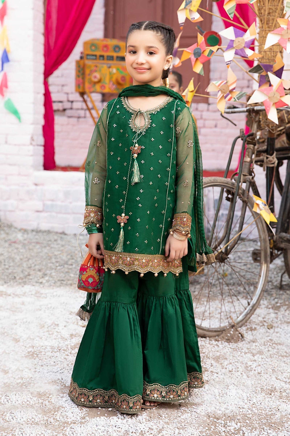 Maria B | Girls Eid Collection | MKS-EF24-21 - Maria Faisal