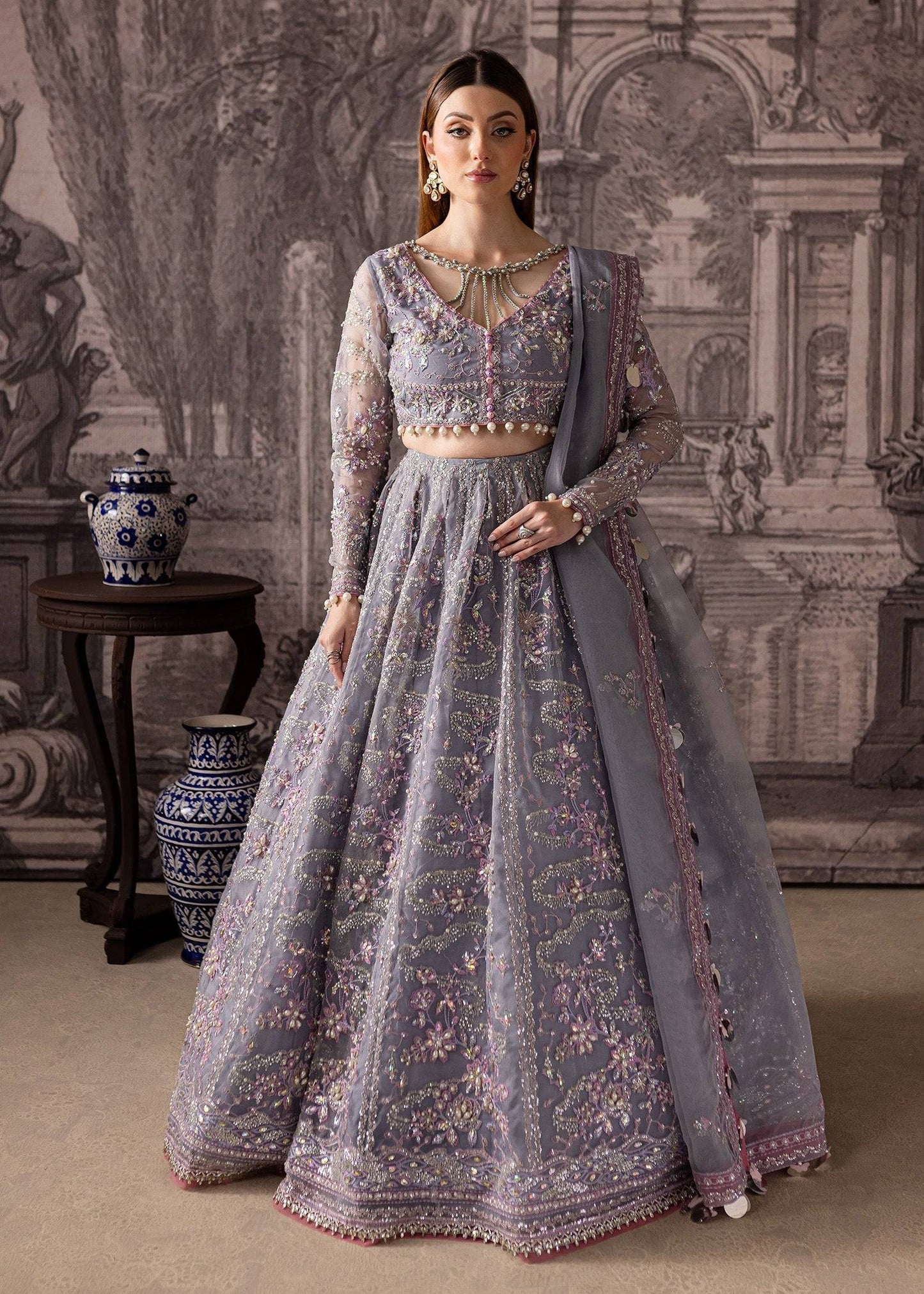 Maria Osama Khan | Mystara Wedding Festive | Lyra by Maria Faisal - Registered Vendor of : Maria Osama Khan - type : Ladies Clothes - 100% original wedding dresses