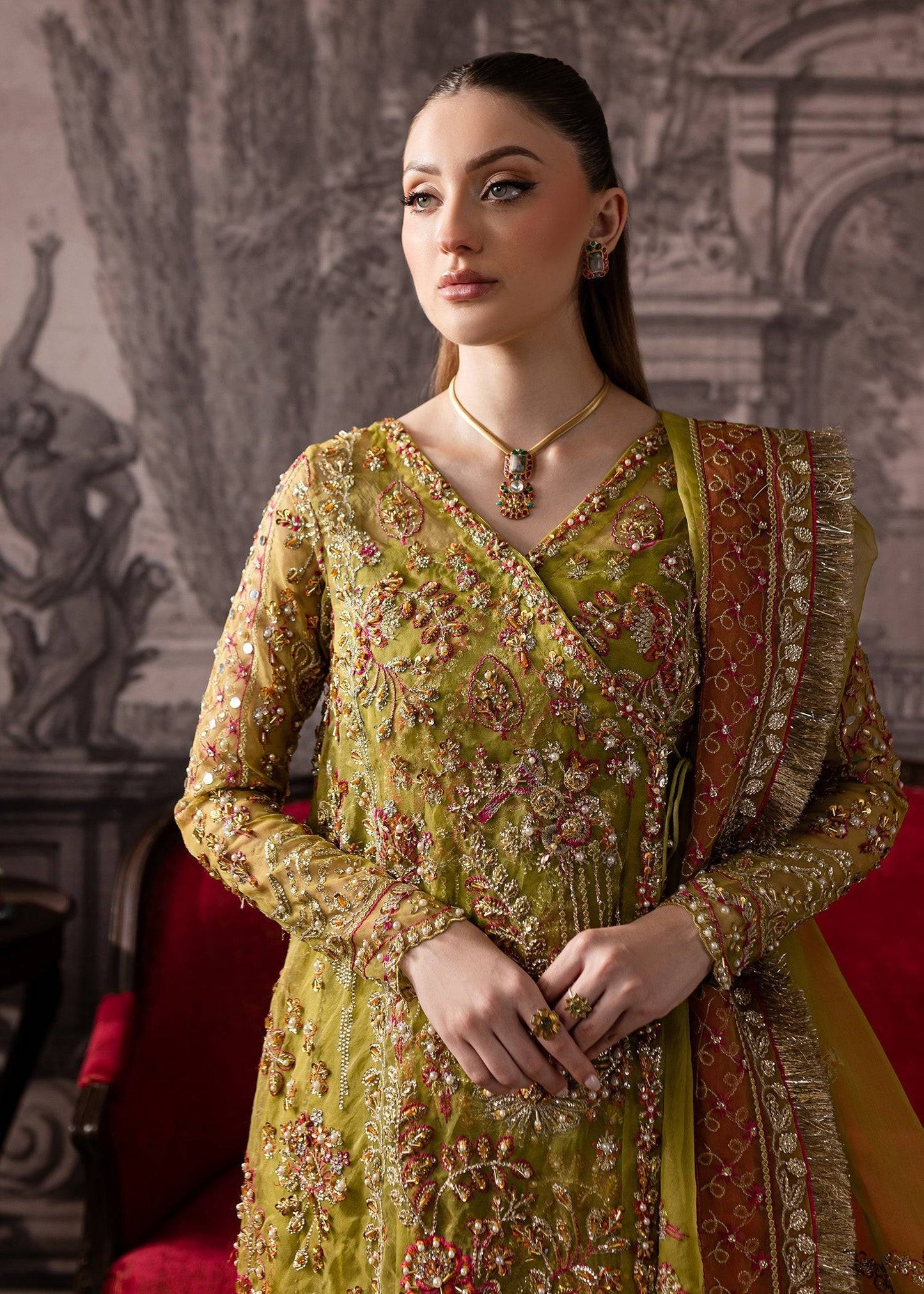 Maria Osama Khan | Mystara Wedding Festive | Noir by Maria Faisal - Registered Vendor of : Maria Osama Khan - type : Ladies Clothes - 100% original wedding dresses